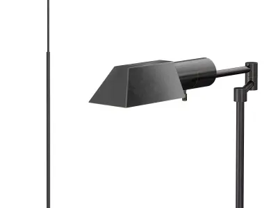 Studio Swing Arm Floor Lamp 3D model