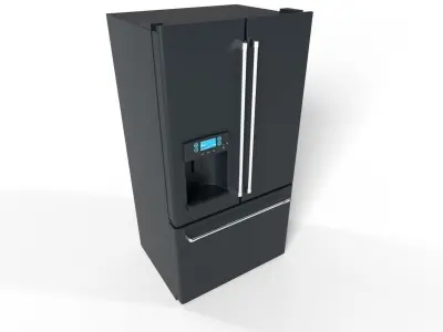 Cafe ENERGY STAR Smart Counter-Depth French-Door Refrigerator  3D model