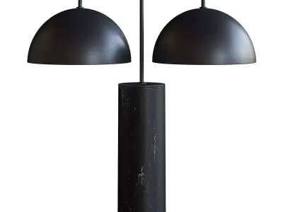 Double Table Lamp 3D model