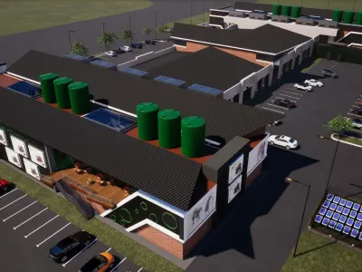 Shopping Mall 3D model shop
