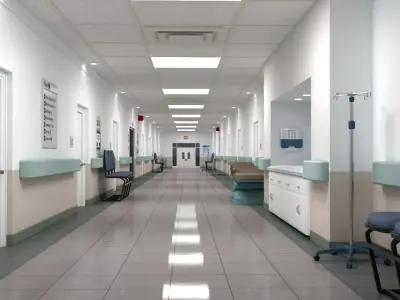 Hospital Hallway 2 3D model