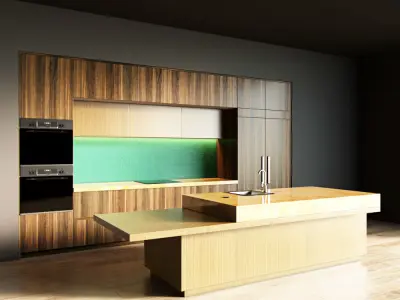 1-Kitchen1 texture 1 3D model