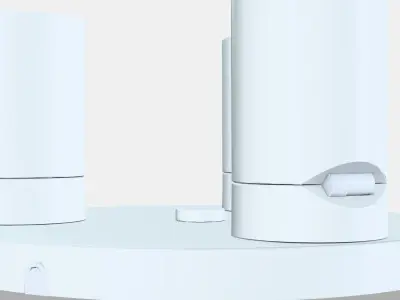 NYMANE Ceiling spotlight with 3 spots Low-poly 3D model