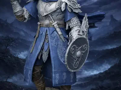 Elden Ring Nightreign Wylder Collector Style 3D print model