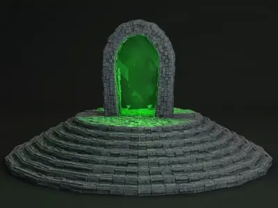 Sci Fi Shapes The Teleport 3D model