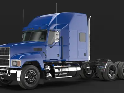  2025 Semi Truck Blue 