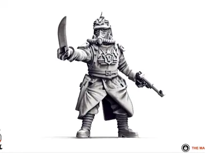 Valour Korps - Lieutenant Hans 3D print model