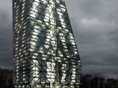 skyscraper design  3D model