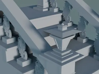 Staircase Balustrade Designs 3D model 3D print model