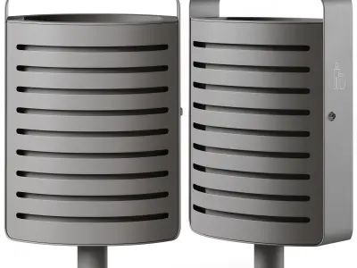 Litter bin Lena by mmcite 3D model