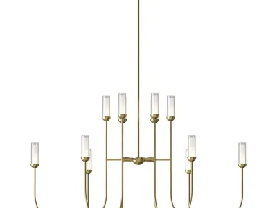 Moraine Chandelier 3D model