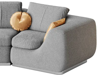 MODULAR CORNER SOFA 3D model