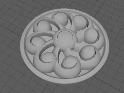 rosette flower Free 3D model get
