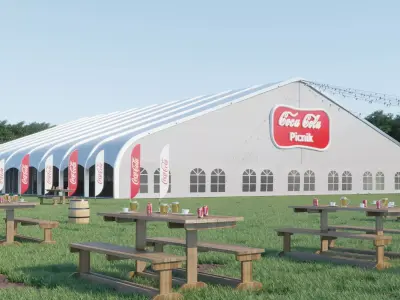 Tent 7000 Pax 3D model