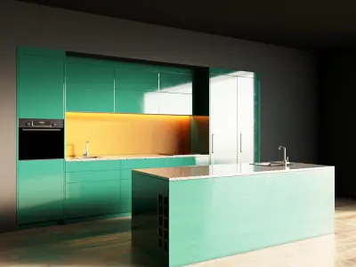 53-Kitchen5 glossy 5 3D model