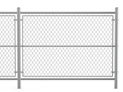 Chain Link Fence 3D model