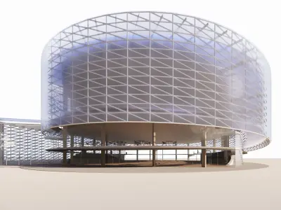 SPORTS CENTER 3D model