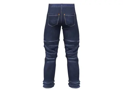 Navy Pants Low-poly 3D model