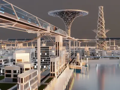 Future City 4001 3D model