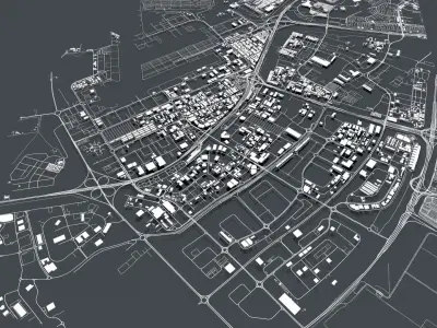 Harbor Jabal Ali Dubai UAE 3D model