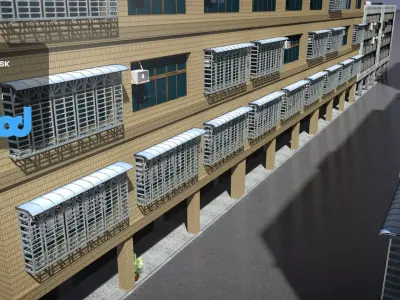 TW Street 003 3D model