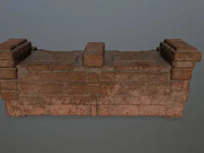 stairs 02 Low-poly 3D model