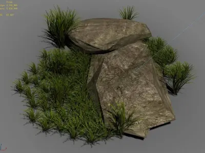 Brushwood - Gravel 05 3D model
