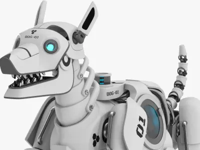  Robots Dog Rigged Collection 4 