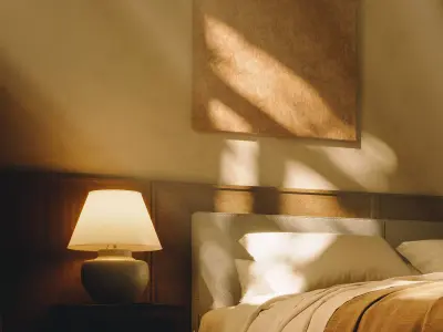 Warm Minimal Bedroom 3D model