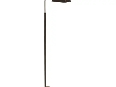 ADJUSTABLE FLOOR LAMP IN BRONZE 3D model