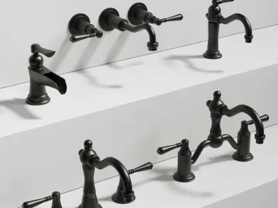 Brizo bathroom faucet classic Low-poly 3D model