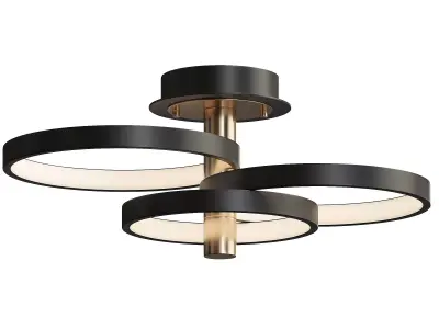 Enrica LED Semi-Flushmount 3D model