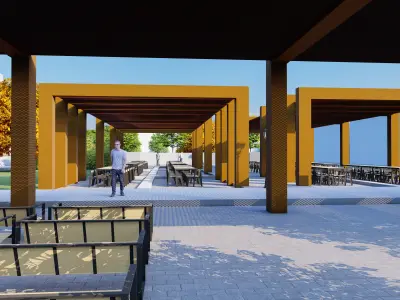 Entertainment Cultural Center 3D model