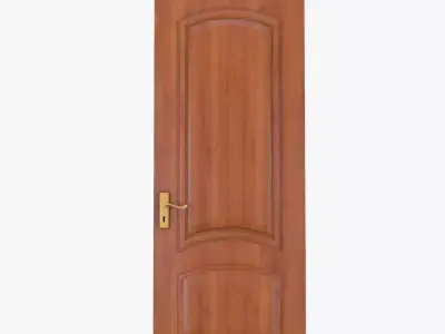 Simple Wooden Door 3D model