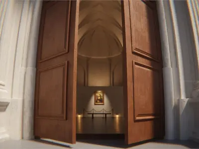 Art Gallery 3D model get