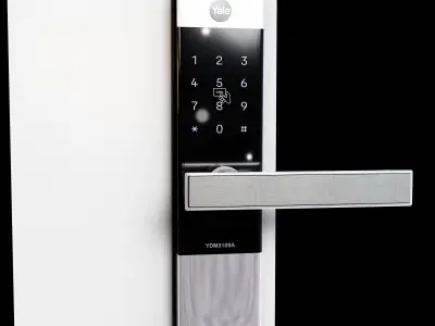 Large Digital Door Lock  3D model YDM 3109A Low-poly 3D mode Low-poly 3D model