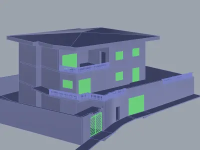 Villa in Napoli 3D model