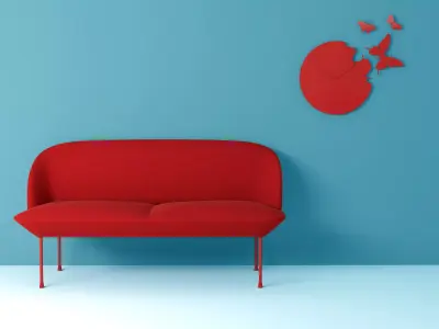 Oslo 2-seater 3D model