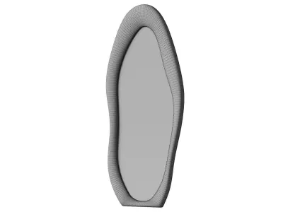 Amon Irregular Floor Mirror By Wrought Studio - Wayfair 3D model