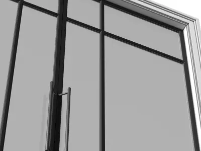 Interior Modern Doors in Art Deco style 3D model