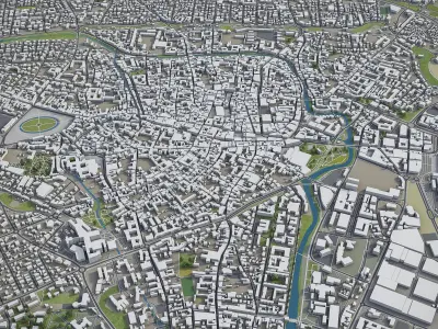 Padua  Low-poly 3D model