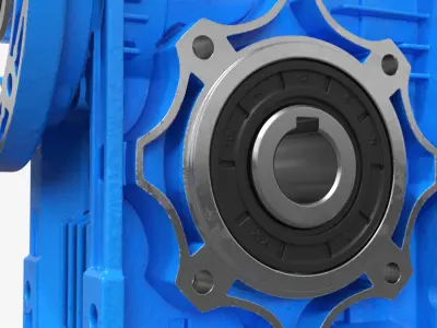  NMRV 040 Worm Gear Reducer in Cross Section 