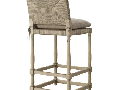 Gregorius Pineo Henri II Rush Barstool 3D model