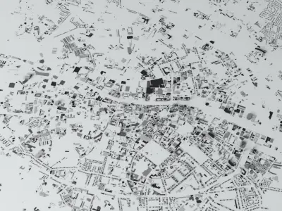 Dublin Streets and Buildings 3D model