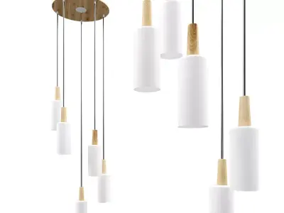 OAKHAM Suspension lamp 3D model