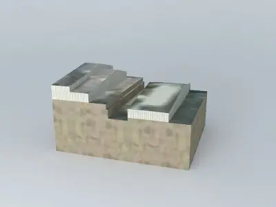 City street buildings  Free 3D model