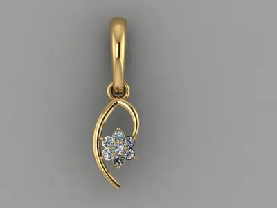 FASION PENDANT 3D model 17