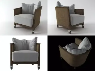 Mozart armchair 3D model