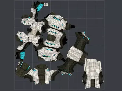 Zenith Cannon Low-poly 3D model