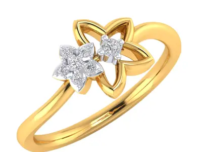  Women Ring Render 3dm STL MTL SLC JCD OBJ FBX Details 3D print model 12